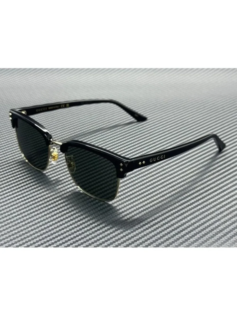 New Gucci Men Black Sunglasses 54-19-145